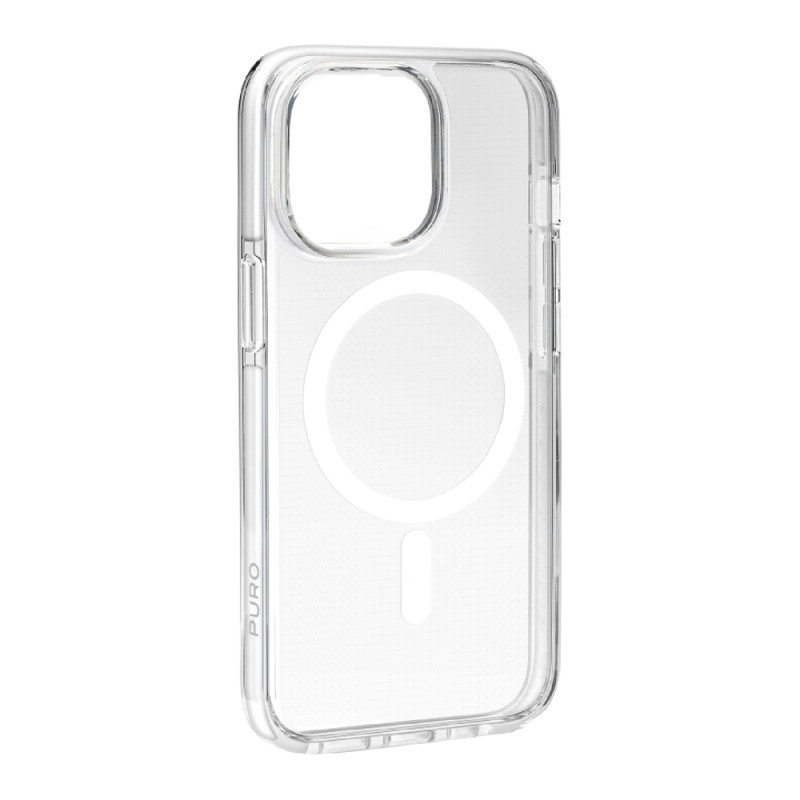 Kryt Puro LITE Mag Pro pro iPhone 15 Pro Max - transparentní