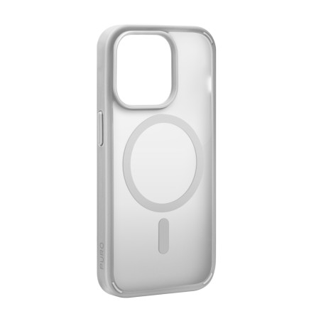 Kryt Puro Gradient MagSafe iPhone 15 Pro – stříbrná