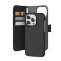 Puro Wallet Detachable MagSafe 2v1 pro iPhone 15 Pro - černé