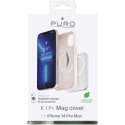 Kryt Puro ICON MAG MagSafe pro iPhone 14 Pro Max - růžová