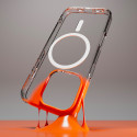 Kryt SBS Extreme Mag D3O MagSafe pro iPhone 16 Pro - transparentní