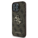 Kryt Guess 4G BIG LOGO pro iPhone 16 Pro - hnědá