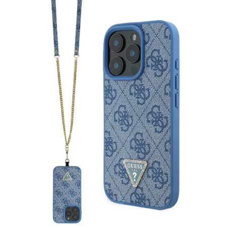 Guess crossbody pouzdro iPhone 16 Pro - modré