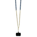 Guess crossbody pouzdro iPhone 16 Pro - modré