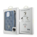 Guess crossbody pouzdro iPhone 16 Pro - modré