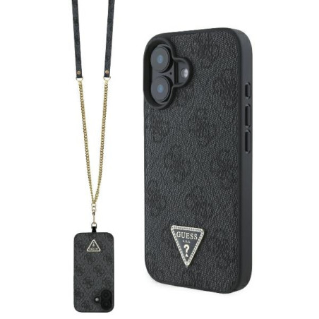 Pouzdro Guess pro iPhone 16 – černé (crossbody)