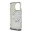 Pouzdro Guess IML Flowers Wreath iPhone 16 Pro - černé