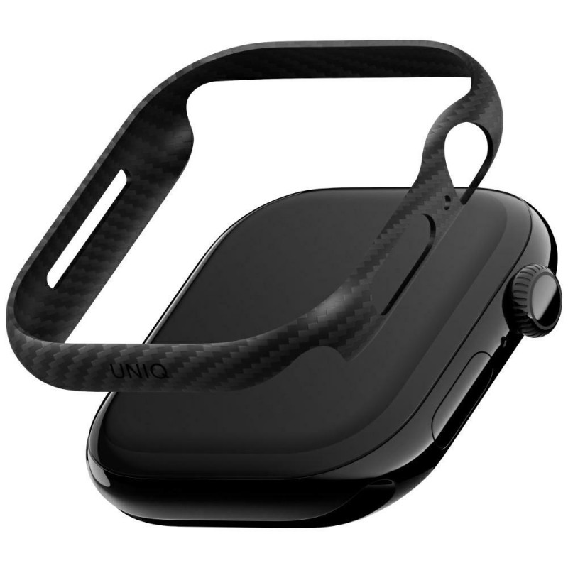 Kryt UNIQ KEVA VERGE pro Apple Watch 46mm - černá