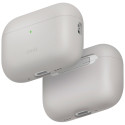 Pouzdro UNIQ LINO SILICONE pro AirPods Pro – béžové