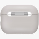 Pouzdro UNIQ LINO SILICONE pro AirPods Pro – béžové