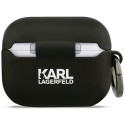 Kryt Karl Lagerfeld SILICONE KARL HEAD 3D pro AirPods Pro 3 - černý