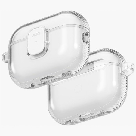Pouzdro UNIQ GLASE PRO pro AirPods Pro 3 – transparentní