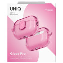 Kryt UNIQ GLASE PRO pro AirPods Pro 3 – transparentní růžová