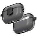 Kryt UNIQ GLASE PRO pro AirPods Pro 3 – transparentní černá
