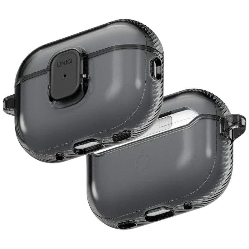 Kryt UNIQ GLASE PRO pro AirPods Pro 3 - transparentní černá