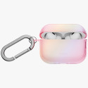 Kryt UNIQ IRIDESCIA pro AirPods Pro 3 - transparentní růžová