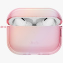 Kryt UNIQ IRIDESCIA pro AirPods Pro 3 - transparentní růžová