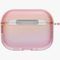 Kryt UNIQ IRIDESCIA pro AirPods Pro 3 - transparentní růžová
