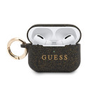 Kryt Guess RING SILICONE pro AirPods Pro - černá/zlatá