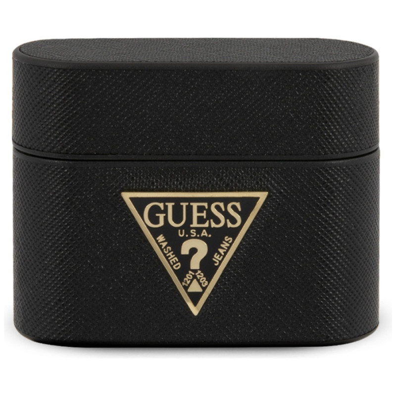 Pouzdro/ Kryt Guess SAFFIANO pro AirPods Pro - černé
