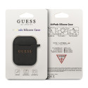 Guess silikonový kryt pro AirPods 1/2 - černý