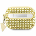 Kryt Guess Rhinestone Triangle pro AirPods Pro – zlatá