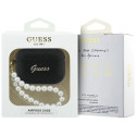 Pouzdro Guess Glitter Pearl Strap pro AirPods Pro 3 - černé