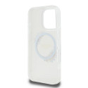 Kryt Guess IML FLOWERS MagSafe pro iPhone 16 Pro - clear