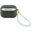 Pouzdro Guess GLITTER PEARL STRAP CASE pro AirPods Pro 3