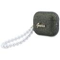 Pouzdro Guess GLITTER PEARL STRAP CASE pro AirPods Pro 3