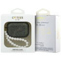 Pouzdro Guess GLITTER PEARL STRAP CASE pro AirPods Pro 3