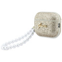 Guess Glitter Pearl Strap Case pro AirPods Pro (3) - zlaté