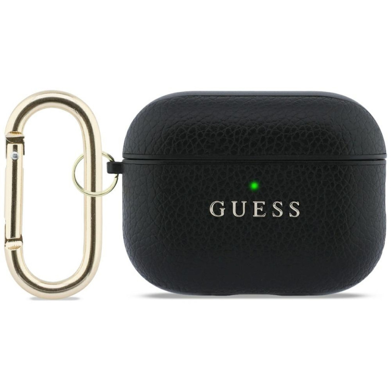 Kryt Guess GRainded Classic pro AirPods Pro (3. generace) - black