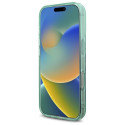 Kryt Guess IML Rhinestones MagSafe pro iPhone 16 Pro - zelený