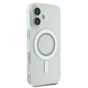 Kryt Guess IML Rhinestones MagSafe iPhone 16 Plus white
