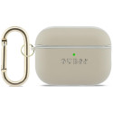 Kryt Guess Grained Classic Logo Hook pro AirPods Pro - zlatá
