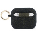 Guess Silicone Glitter Ring Case pro AirPods Pro 3 - černá