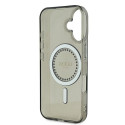 Kryt Guess IML Rhinestones pro iPhone 16 - black