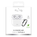 Puro 0.3 Nude kryt pro AirPods 4 - transparentní