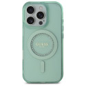 Kryt Guess IML Rhinestones MagSafe pro iPhone 16 Pro Max