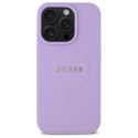 Kryt Guess SAFFIANO MagSafe pro iPhone 16 Pro Max - fialová