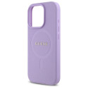 Kryt Guess SAFFIANO MagSafe pro iPhone 16 Pro Max - fialová