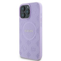 Kryt Guess SAFFIANO PEONY CLASSIC iPhone 16 Pro Max - fialová