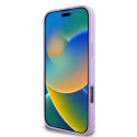 Kryt Guess SAFFIANO PEONY CLASSIC iPhone 16 Pro Max - fialová