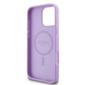 Kryt Guess SAFFIANO PEONY CLASSIC iPhone 16 Pro Max - fialová