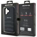 Kryt AMG Leather Debossed Lines iPhone 16 - černá