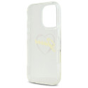 Kryt Guess IML Heart pro iPhone 16 Pro - transparentní