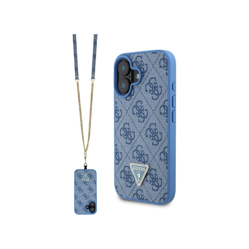 Kryt Guess pro iPhone 16 - modrý