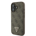 Pouzdro Guess pro iPhone 16 - hnědá