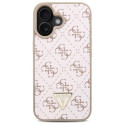 Kryt Guess New 4G TRIANGLE pro iPhone 16 - bílý